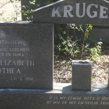 KRUGER Nicolaas v.d. Walt 1911-1988 &amp; Maria Elizabeth Dorothea 1921-1981