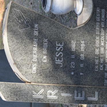 KRIEL Jesse 1962-1994