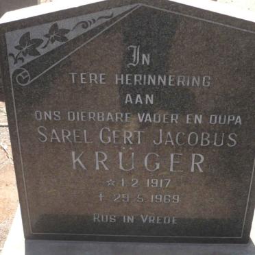 KRÜGER Sarel Gert Jacobus 1917-1969