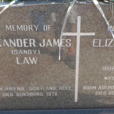 LAW Alexander James 1893-1978 &amp; Elizabeth May SWINNEY 1891-1977