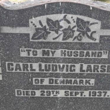 LARSEN Carl Ludwig -1937