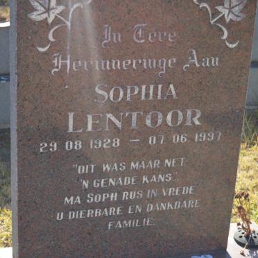 LENTOOR Sophia 1928-1997