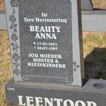 LEENTOOR Beauty Anna 1951-1997