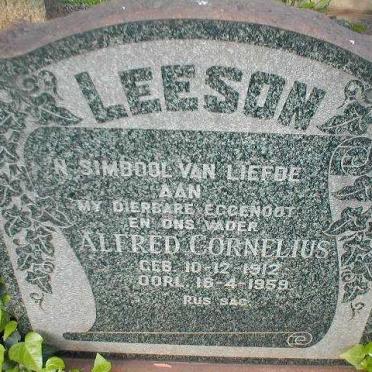 LEESON Alfred Cornelius 1912-1959