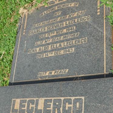 LECLERCQ Charles Servais -1941 &amp; Rene Aldo Ella -1943