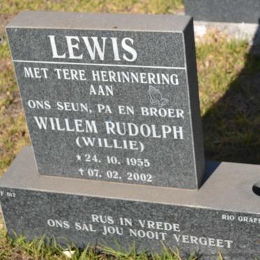 LEWIS Willem Rudolph 1955-2002