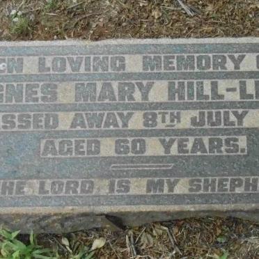 LEWIS Agnes Mary, Hill -1943