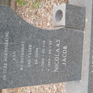 LIEBENBERG Nicolaas Jacob 1902-1985