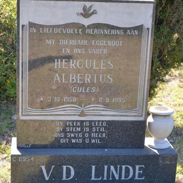 LINDE Hercules Albertus, v.d. 1950-1995