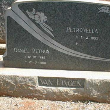 LINGEN Daniël Petrus, van 1895-1961 &amp; Petronella 1899-