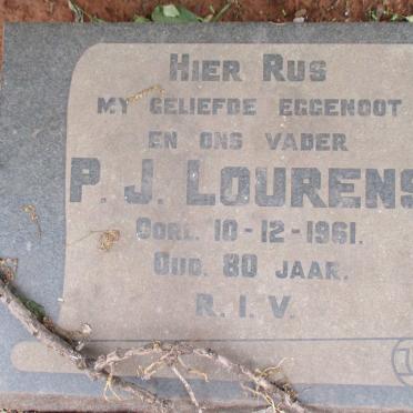 LOURENS P.J. -1961
