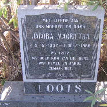 LOOTS Jacoba Magrietha 1932-1999