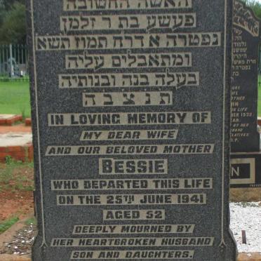 LOUIS Bessie -1941