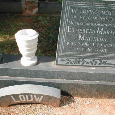 LOUW Etheresa Martha Matilda 1918-1978