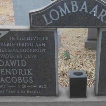 LOMBAARD Dawid Hendrik Jacobus 1917-1985