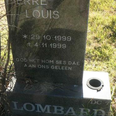 LOMBARD Pierre Louis 1999-1999