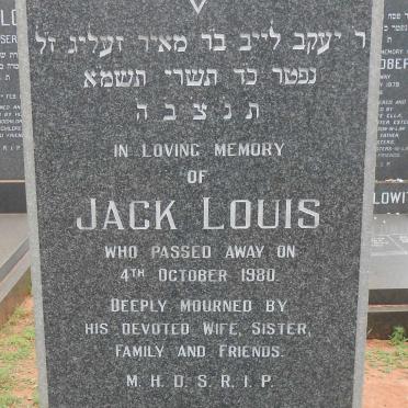 LOWENSTEIN Jack Louis -1980