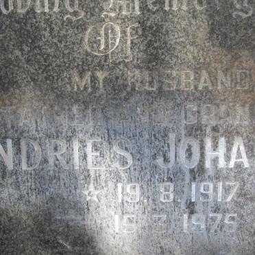 LONG Andries Johannes 1917-1975