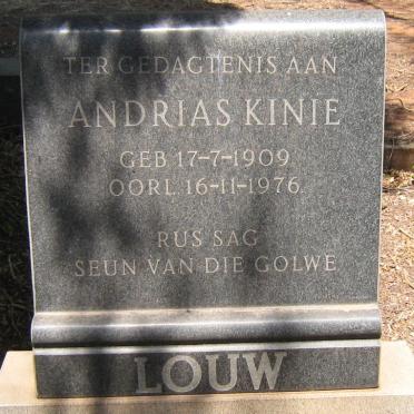 LOUW Andrias Kinie 1909-1976