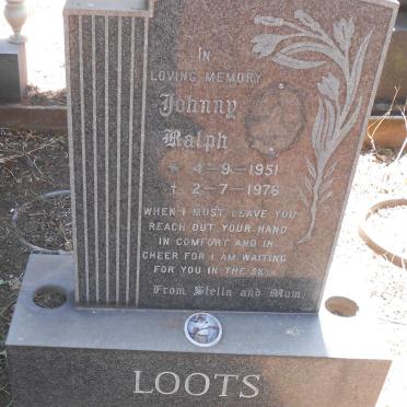LOOTS Johnny Ralph 1951-1976
