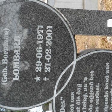 LOMBARD Desirëe nee BORNMAN 1971-2001