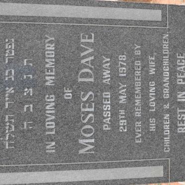LOWENSTEIN Moses Dave -1978