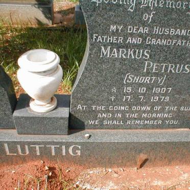 LUTTIG Markus Petrus 1907-1979