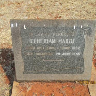 MABOE Epheriam 1892-1945