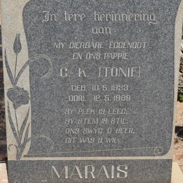 MARAIS G.K. 1933-1969