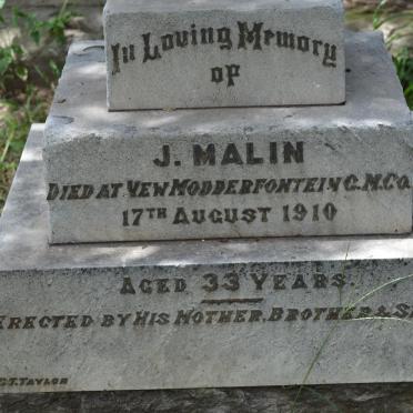 MALIN J. -1910