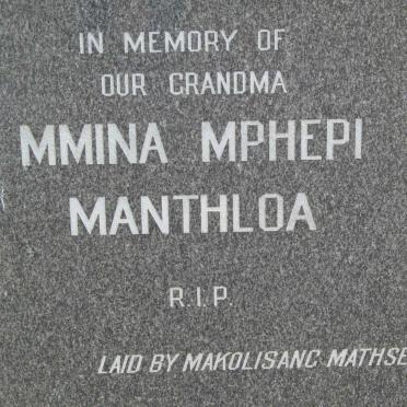 MANTHLOA Mmina Mphepi 