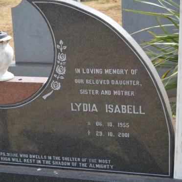MAUWERS Lydia Isabell 1955-2001