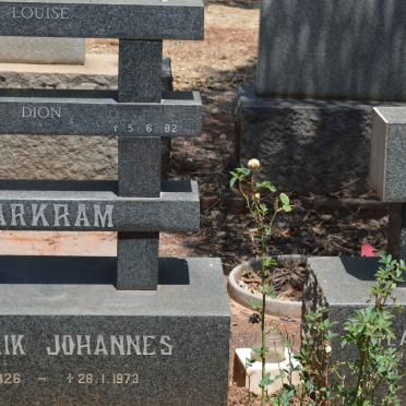 MARKRAM Frederik Johannes 1926-1973 :: MARKRAM Dion 1958-1982 :: MARKRAM Louise 1936-