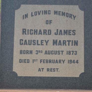 MARTIN Richard James Causley 1873-1944