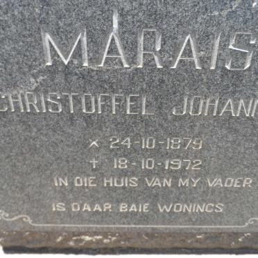 MARAIS Christoffel Johannes 1879-1972