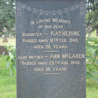 MACLEOD Ann McLaren -1943 :: MACLEOD Katherine -1943