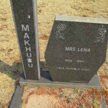 MAKHUBU Lena 1895-1945