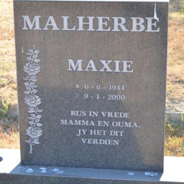 MALHERBE Maxie 1944-2000