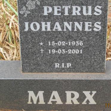 MARX Petrus Johannes 1936-2001