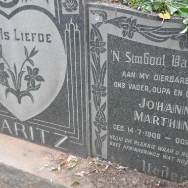 MARITZ Johannes Marthinus 1908-1973 &amp; Cornelia Johanna Petronella PIETERSE 1911-1962