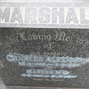 MARSHALL Charles Alexander 1888-1950 &amp; Martha May 1890-1954:: MARSHALL Leslie -1942