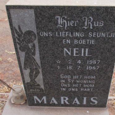 MARAIS Neil 1987-1987