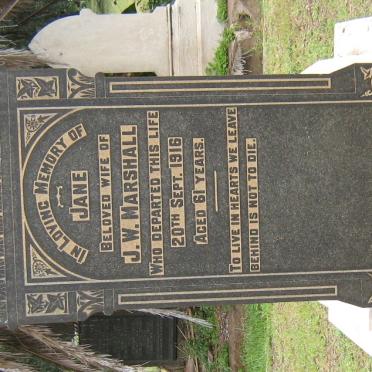 MARSHALL Jane -1916