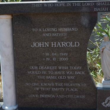 MADDOCKS John Harold 1949-2000