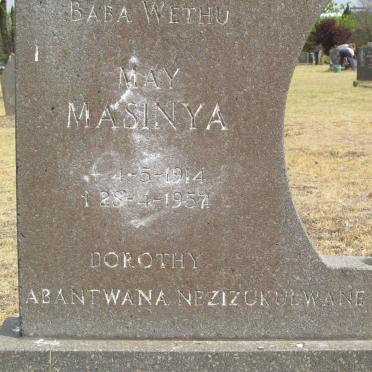MASINYA May 1914-1957 