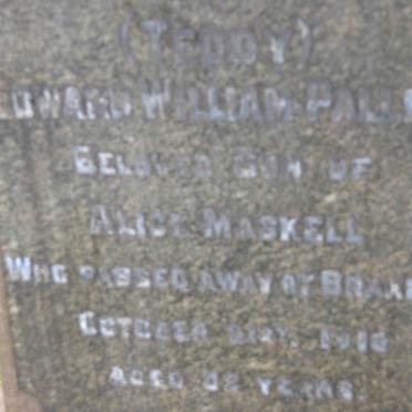 MASKELL Edward William Pallett -191?