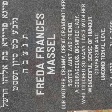 MASSEL Freda Frances 1920-2009