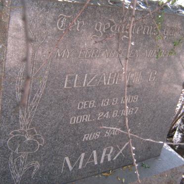 MARX Elizabeth C. 1909-1967