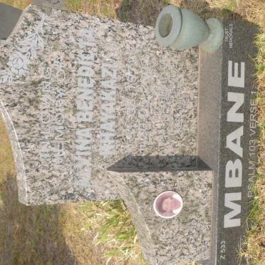 MBANE Alvina Benedicta Khayakazi 1972-2002