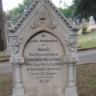 McCAFFREY Robert -1909